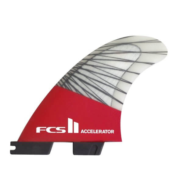 (Español) FCS II ACCELERATOR PC CARBON TRI FINS RED MOOD