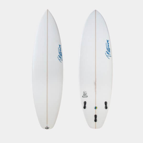 5'11 T.PATTERSON SURFBOARD/ SPUD /LA SANTA SURF/POLYESTER 2