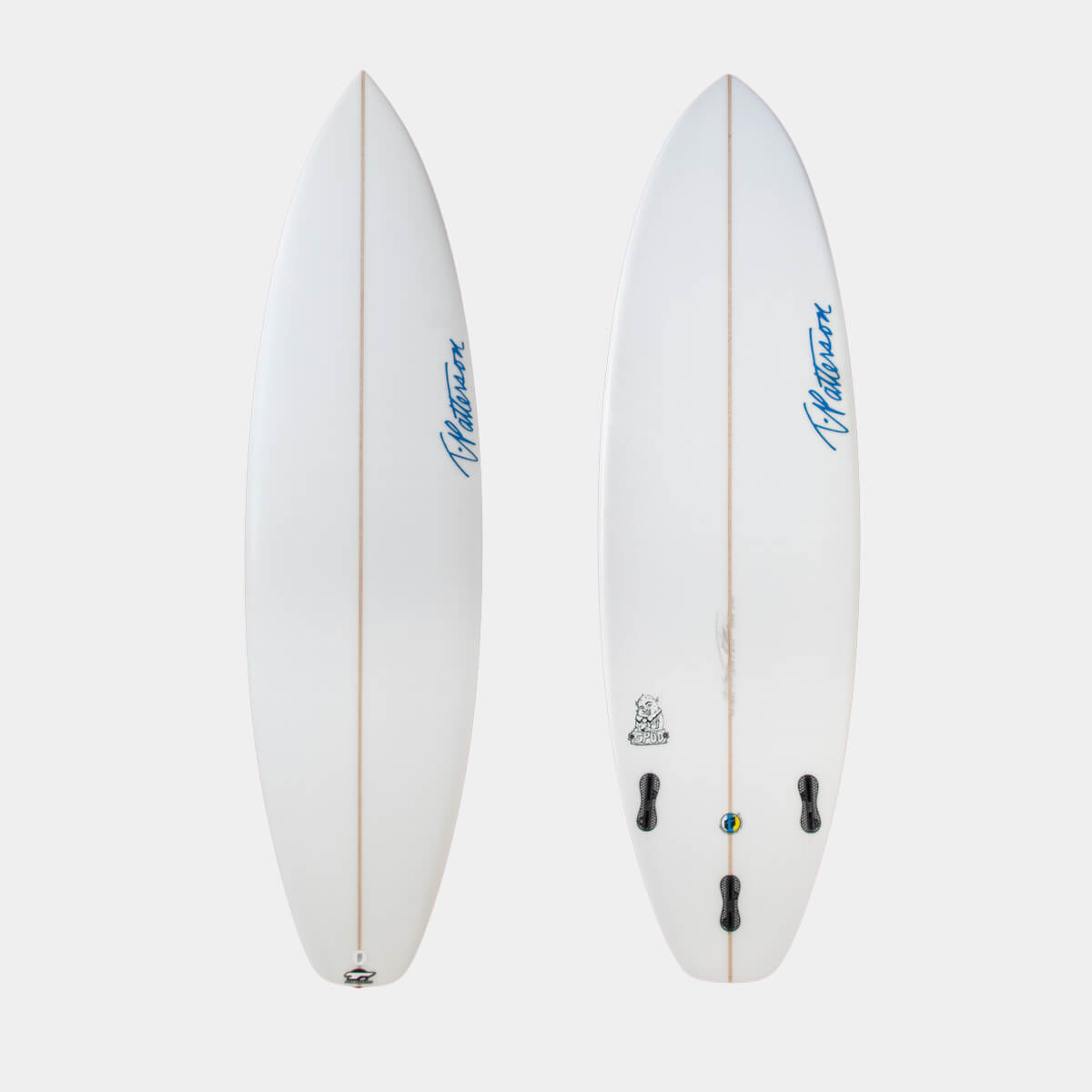 [:es]5'11 T.PATTERSON SURFBOARD/ SPUD /LA SANTA SURF/POLYESTER[:] 1